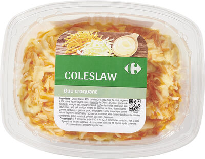 Coleslaw Chou blanc et carottes