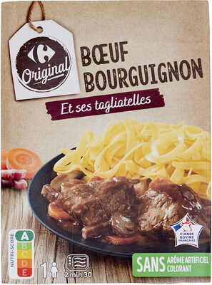 BOEUF BOURGUIGNON Et ses tagliatelles