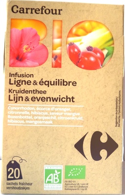 Infusion Ligne & équibre front packaging