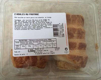 2 roulés au fromage