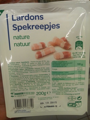 Lardons nature