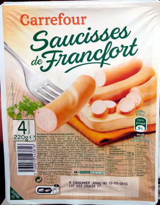 saucisses de francfort