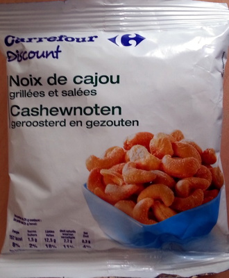 Noix de cajou grillées et salées