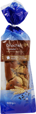 Brioche tressée aux pépites de chocolat