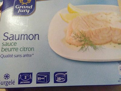 Saumon Sauce Beurre Citron Surgelé