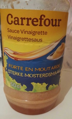 Sauce vinaigrette forte en moutarde