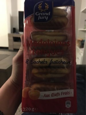 Madeleines longues aux oeufs