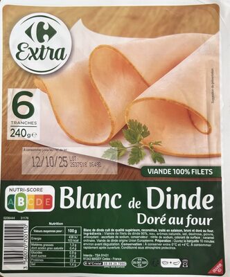 Blanc de Dinde Doré au four