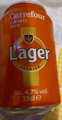 Carrefour beer 330ml (can For Spain & Ita spain