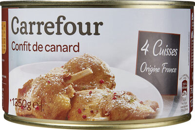 Confit de canard 4 cuisses front packaging