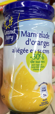 Marmelade d'oranges allégée en sucres