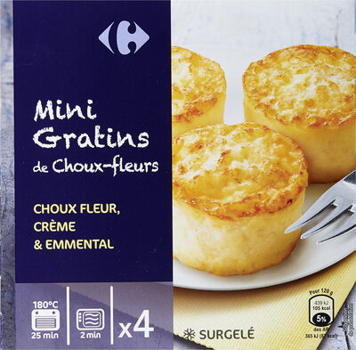 Mini gratins CHOUX-FLEURS