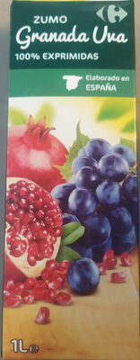 Suc de magrana i raïm