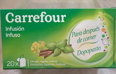 Infuso finocchio liquirizia melissa