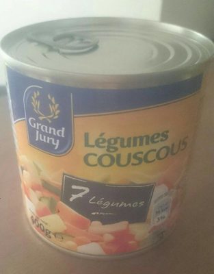 Bte 1 / 2 Legumes Couscous Grand Jury front packaging