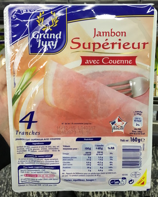Jambon Supérieur avec Couenne
