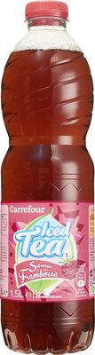 Iced Tea saveur framboise front packaging