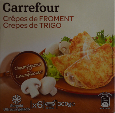 6 Crêpes Champignons