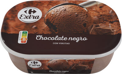 Helado de chocolate tarrina