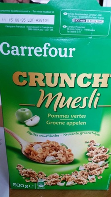 Crunchy Muesli Pommes vertes