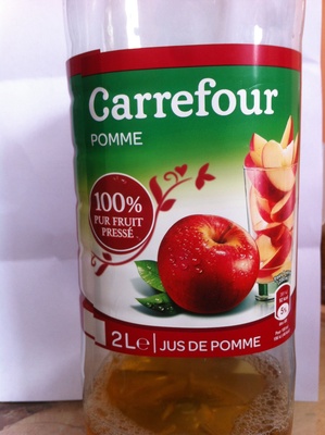Jus de pomme 100% pur jus