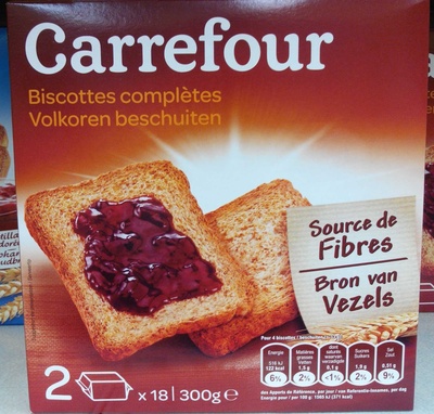 Biscottes Blé complet