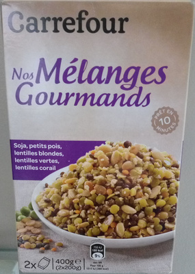 Lentilles gourmandes Petits pois & soja