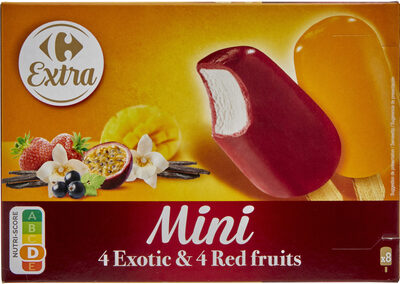 Mini 4 Exotic & 4 Red Fruits