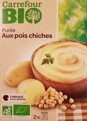 Purée Aux Pois Chiches front packaging