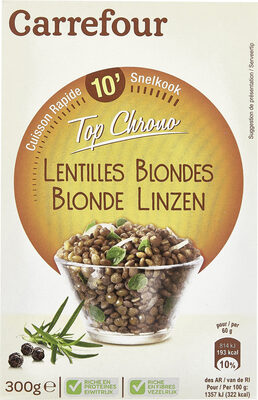 Lentilles blondes