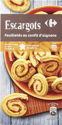 Escargots feuilletes au congit d'oignon