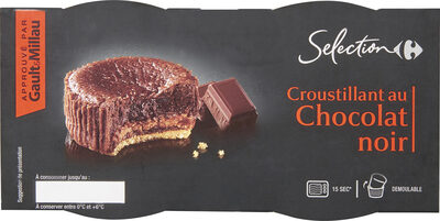 Croustillant au chocolat noir