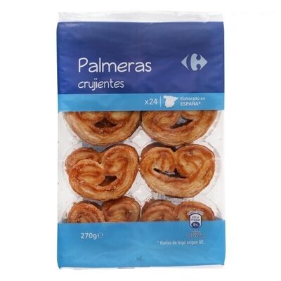 Palmeras crujientes front packaging