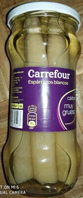 Espárragos blancos front packaging
