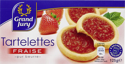 Tartelettes Fraise front packaging
