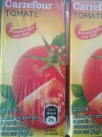 Zumo de tomate a partir de concentrado