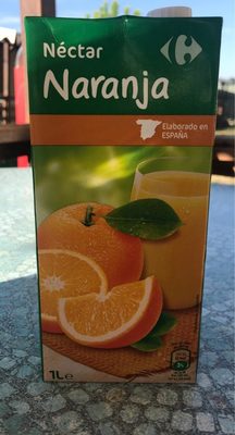 Néctar de naranja front packaging
