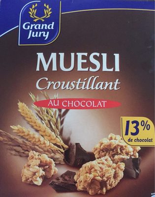 Muesli croustillant au chocolat