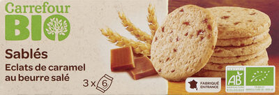 Sablés aux éclats de Caramel au beurre salé