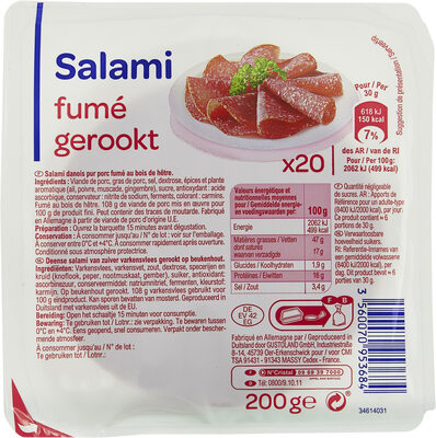 Salami front packaging