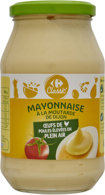 Mayonnaise à la moutarde de Dijon front packaging