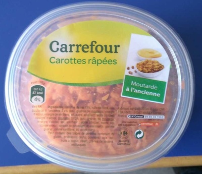 Carottes râpées aux deux moutardes