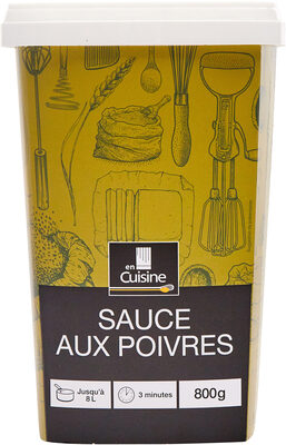 Preparation pour sauce aux poivres