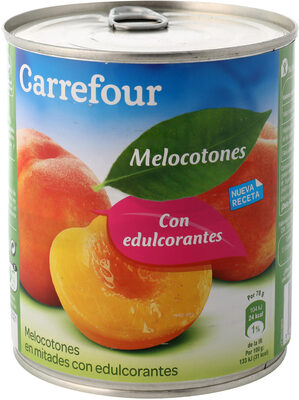 Melocotón en almíbar con edulcorante