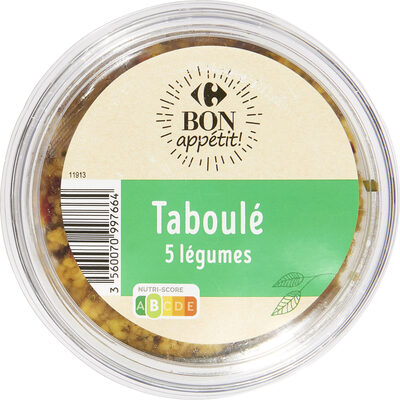 SALAD' Taboulé aux légumes front packaging