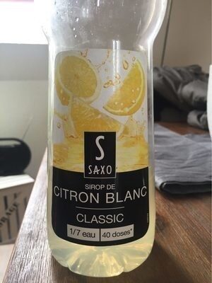 Sirop de citron blanc