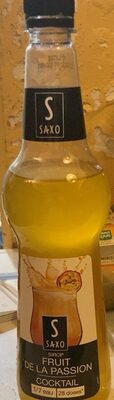 Sirop fruit de la passion - cocktail front packaging