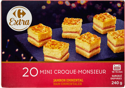20 Mini Croque-Monsieur - Jambon Emmental