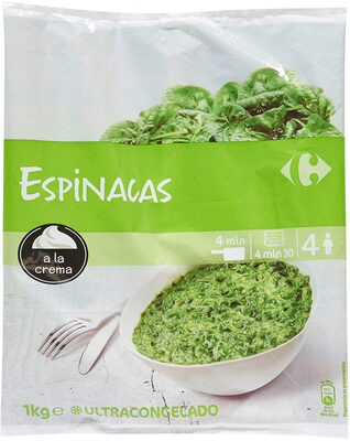 Espinacas a la crema