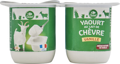 Yaourt au lait de chèvre vanille